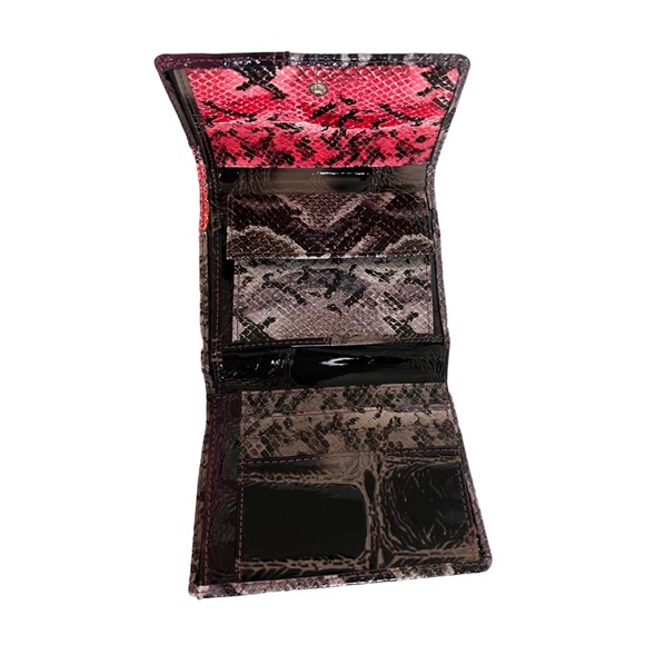 Vintage Y2K Joanel Multi Coloured Animal Print Wallet - Picture 4 of 5